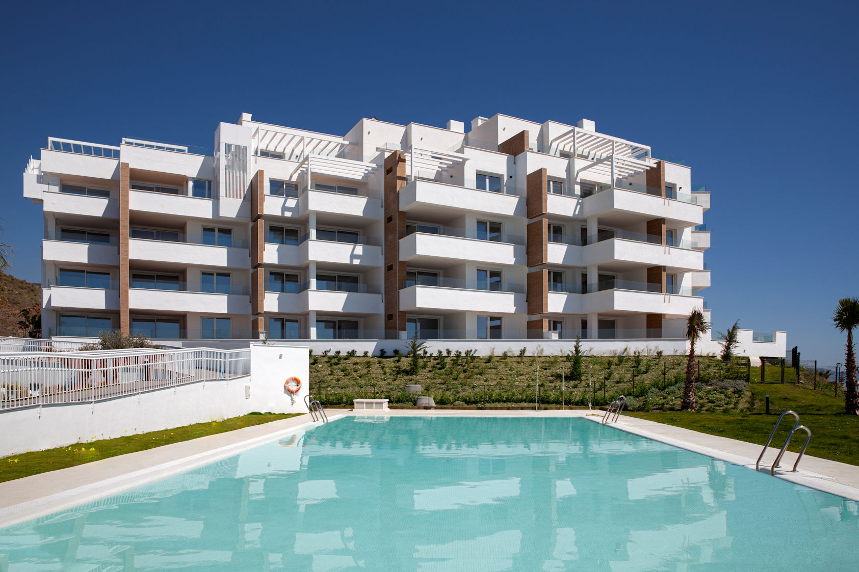 Luxury apartments under construction between Torrox Costa and Nerja


